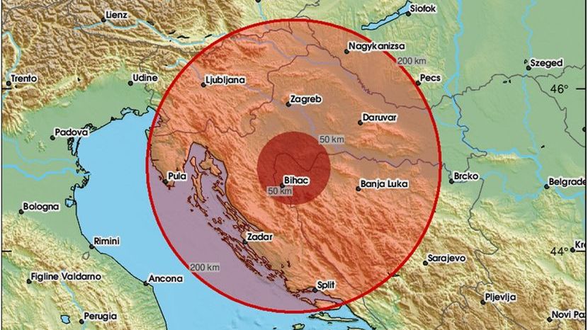Jak zemljotres 4,7 po Rihteru probudio stanovnike Bosanske Krupe