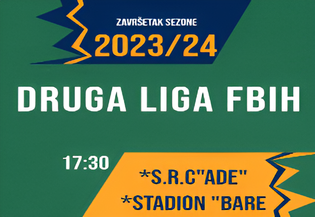 Read more about the article Ovog vikenda spušta se zavjesa na takmičarsku 2023/24 sezonu u Drugoj ligi FBiH grupa Zapad