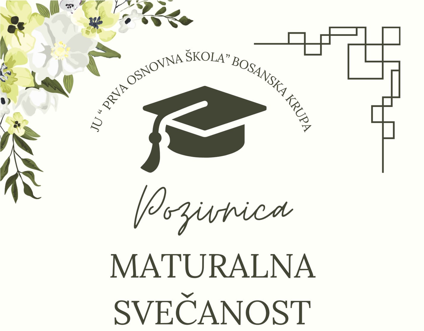 Read more about the article Maturalna svečanost-pozivnica