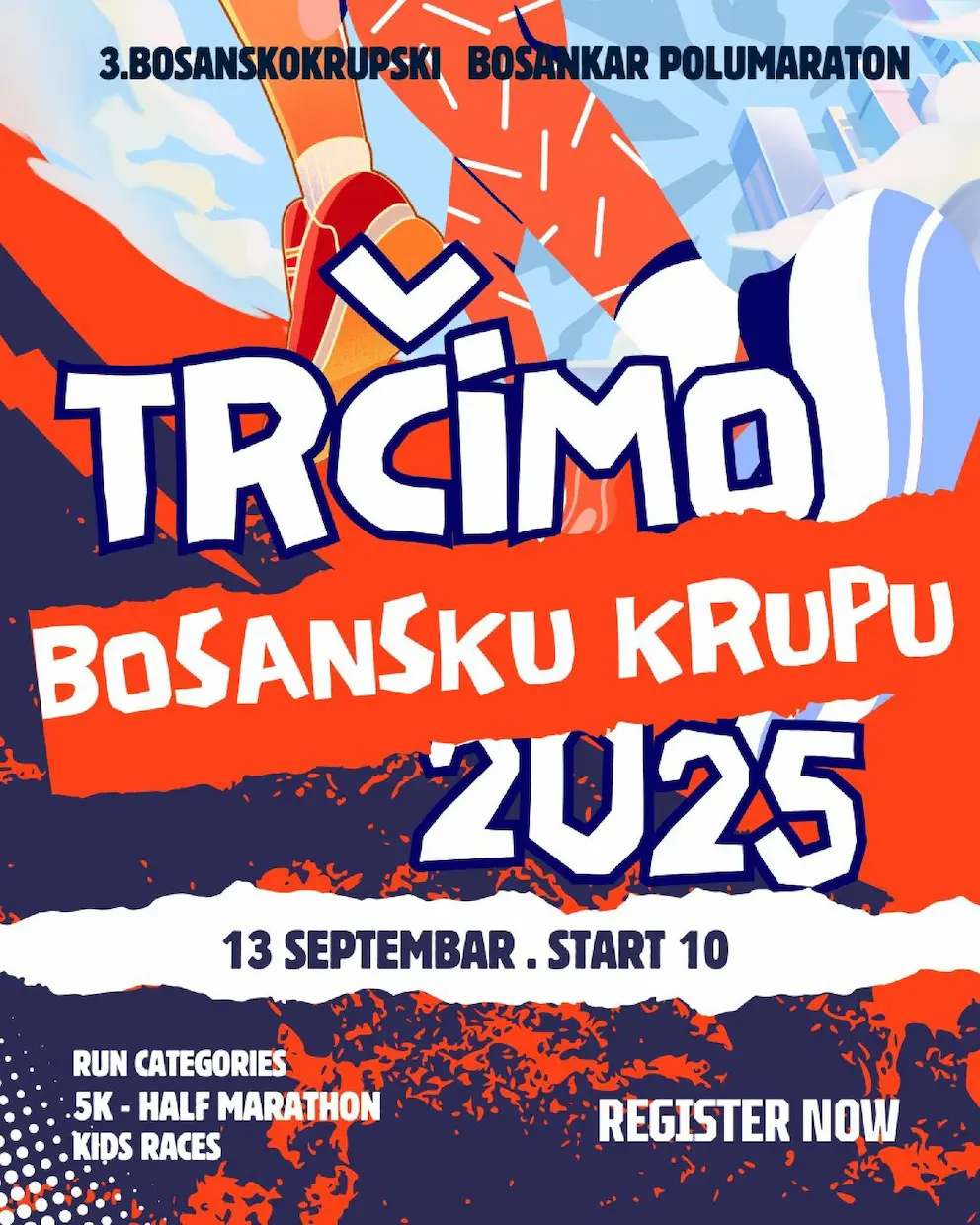 Poziv na 3. Bosanskokrupski Bosankar Polumaraton