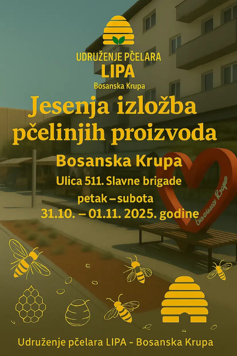 Jesenja izložba pčelinjih proizvoda u Bosanskoj Krupi