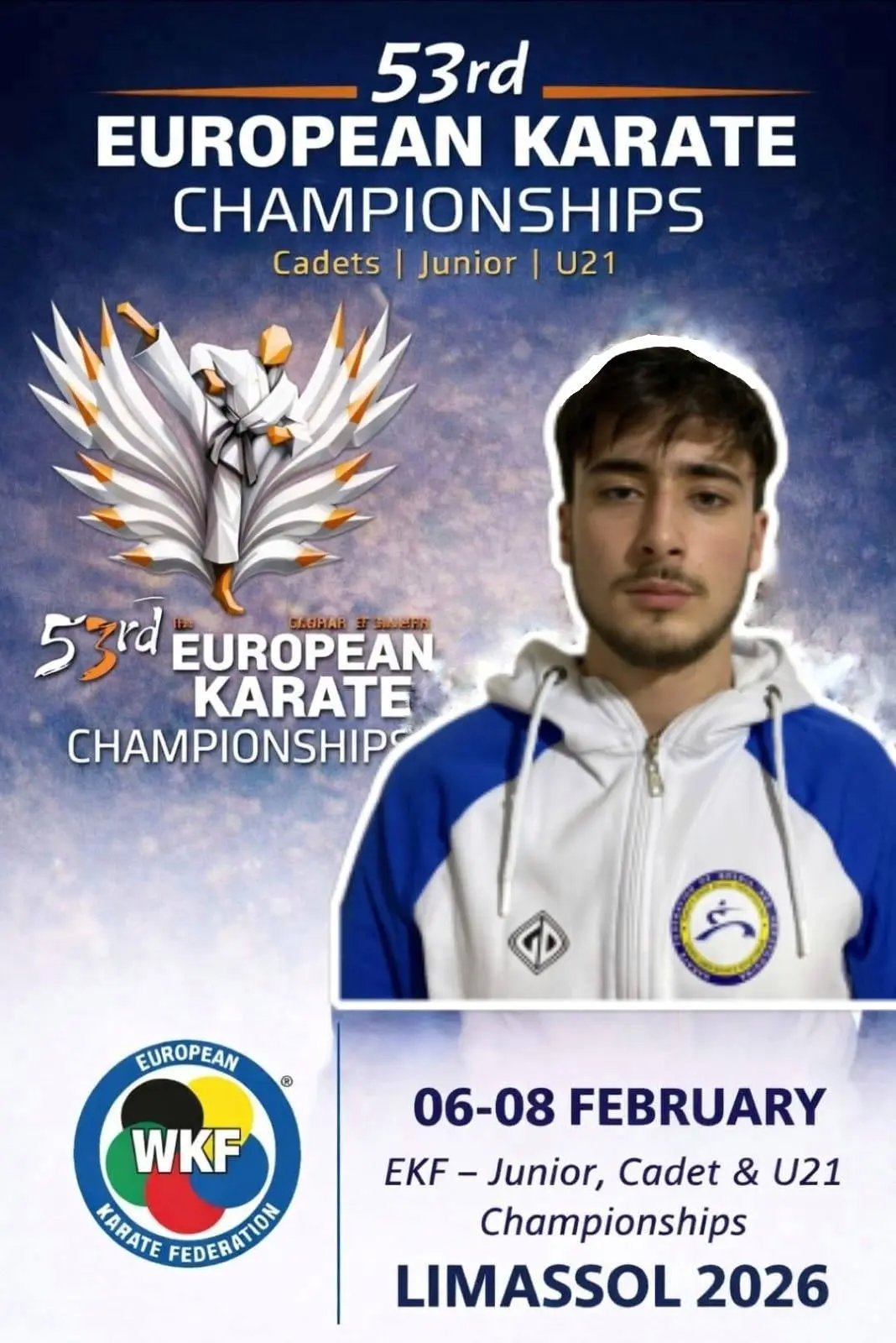 Faris Ramić putuje na Evropsko prvenstvo u karateu! Ovo je izuzetna prilika za našeg mladog predstavnika da pokaže svoje vještine i talent na evropskoj sceni, predstavljajući ne samo svoj klub, već i cijelu Bosnu i Hercegovinu.