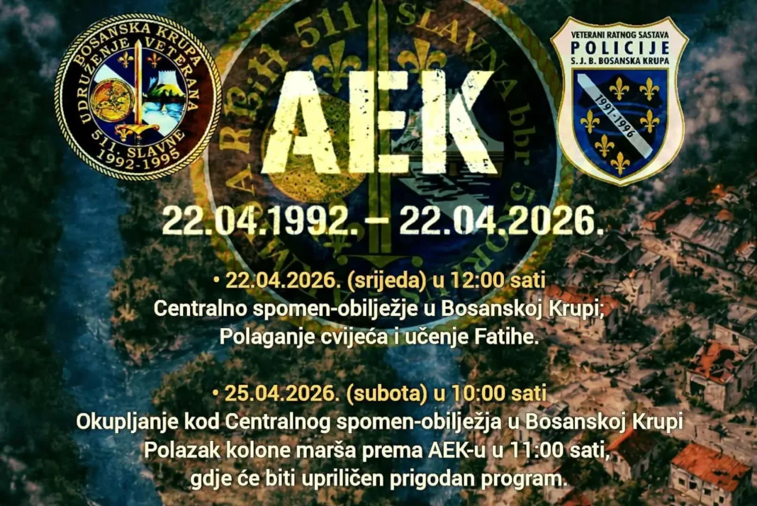 Bosanska Krupa obilježava 22. april: Sjećanje na prve žrtve i branioce